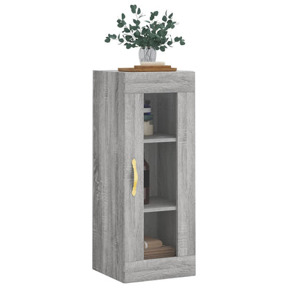 Armoire murale sonoma gris 34,5x34x90 cm