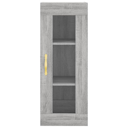 Armoire murale sonoma gris 34,5x34x90 cm