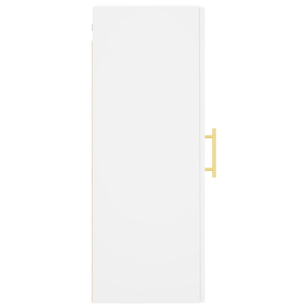 Armoire murale blanc 34,5x34x90 cm