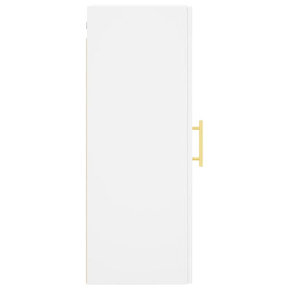 Armoire murale blanc 34,5x34x90 cm