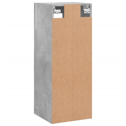 Armoire murale gris béton 34,5x34x90 cm