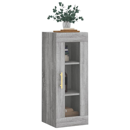 Armoire murale sonoma gris 34,5x34x90 cm