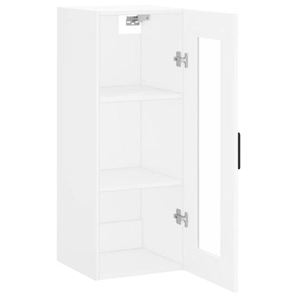 Armoire murale blanc 34,5x34x90 cm