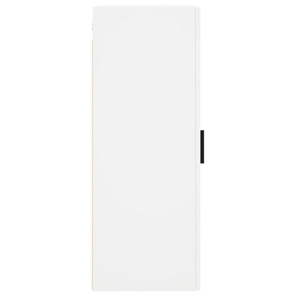 Armoire murale blanc 34,5x34x90 cm