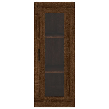 Armoire murale chêne marron 34,5x34x90 cm