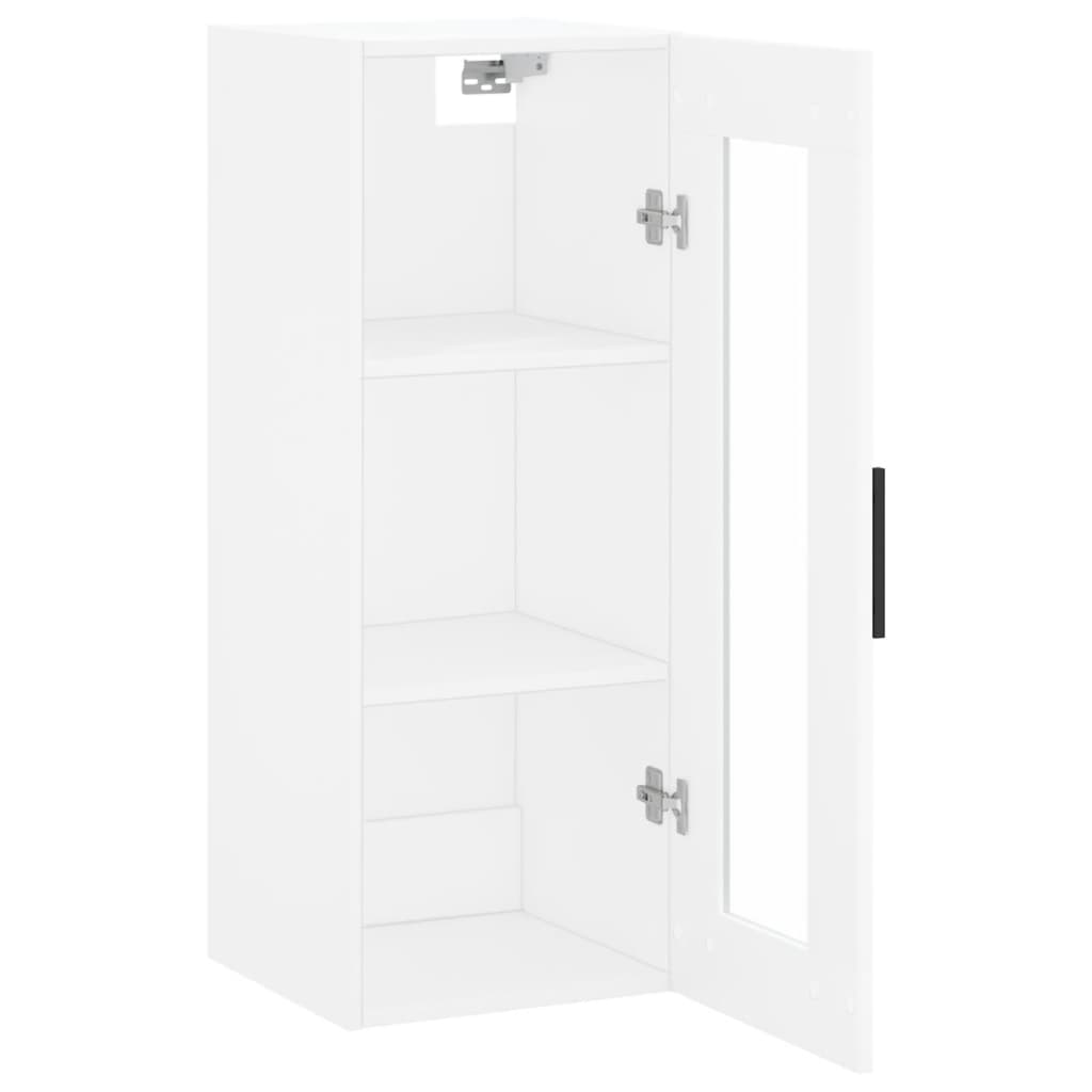 Armoire murale blanc 34,5x34x90 cm