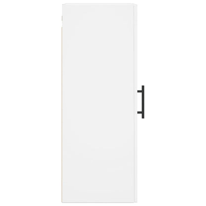 Armoire murale blanc 34,5x34x90 cm