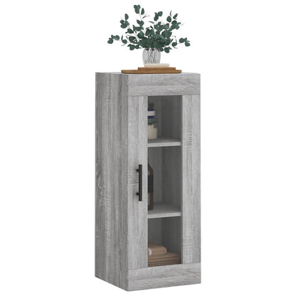 Armoire murale sonoma gris 34,5x34x90 cm