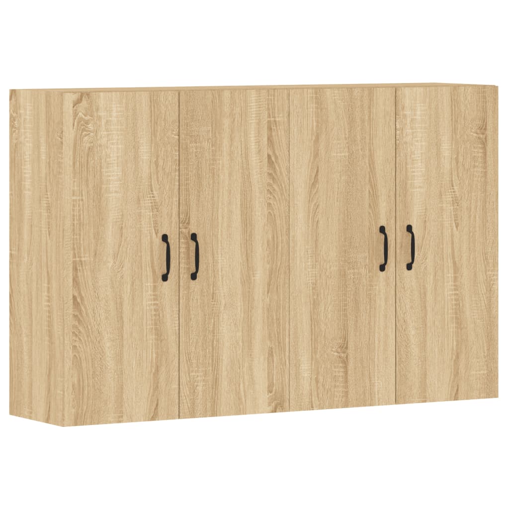 Armoires murales 2 pcs chêne sonoma bois d'ingénierie