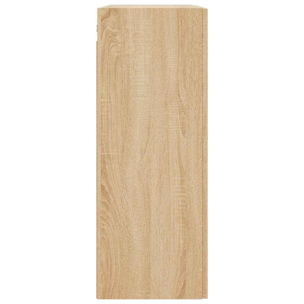 Armoires murales 2 pcs chêne sonoma bois d'ingénierie