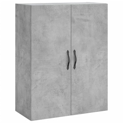 Armoires murales 2 pcs gris béton bois d'ingénierie