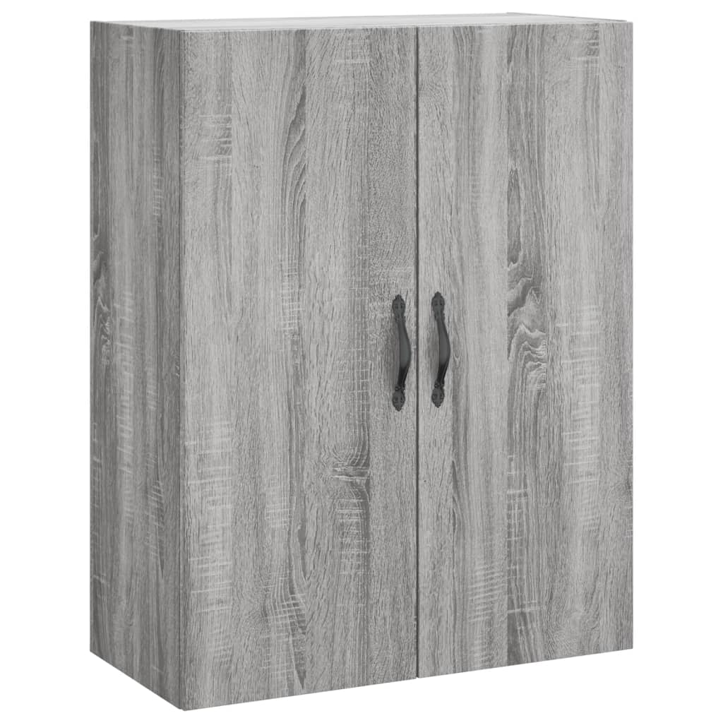 Armoires murales 2 pcs sonoma gris bois d'ingénierie