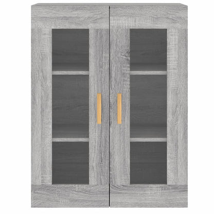 Armoires murales 2 pcs sonoma gris bois d'ingénierie