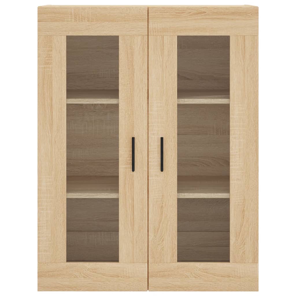 Armoires murales 2 pcs chêne sonoma bois d'ingénierie