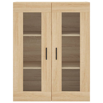 Armoires murales 2 pcs chêne sonoma bois d'ingénierie