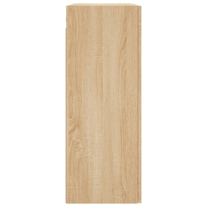 Armoires murales 2 pcs chêne sonoma bois d'ingénierie