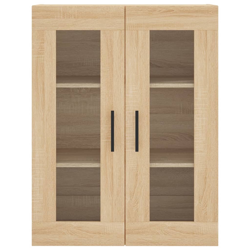 Armoires murales 2 pcs chêne sonoma bois d'ingénierie