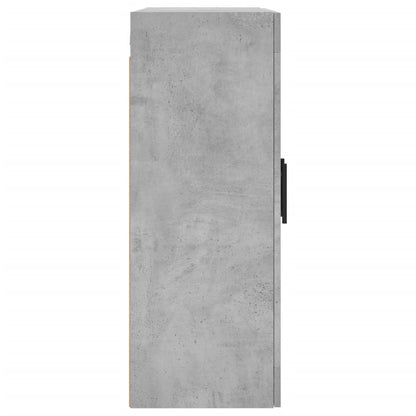 Armoires murales 2 pcs gris béton bois d'ingénierie