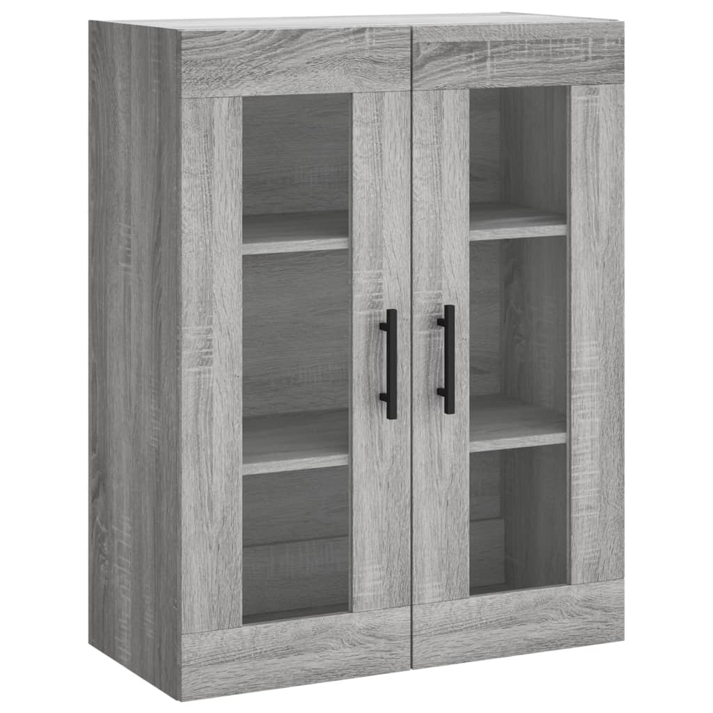 Armoires murales 2 pcs sonoma gris bois d'ingénierie