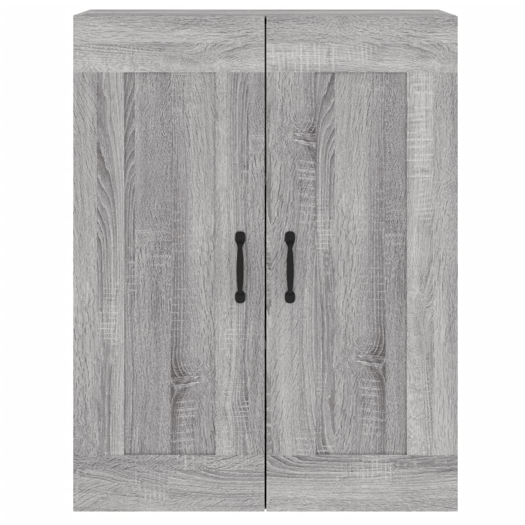 Armoires murales 2 pcs sonoma gris bois d'ingénierie