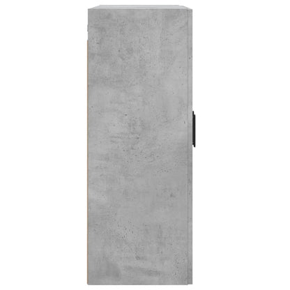 Armoires murales 2 pcs gris béton bois d'ingénierie