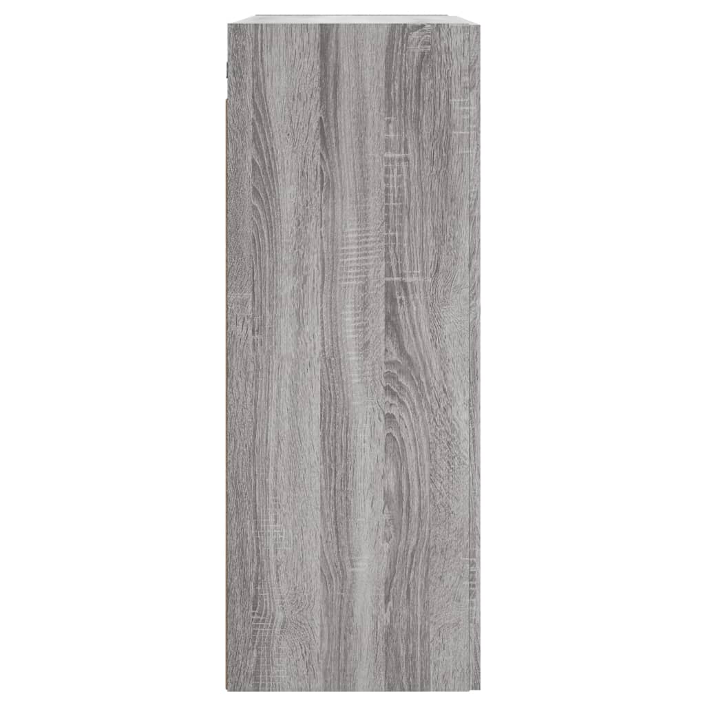 Armoires murales 2 pcs sonoma gris bois d'ingénierie