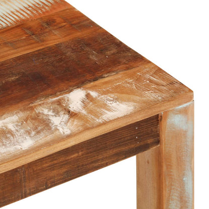 Table basse 55x55x35 cm Bois de récupération massif