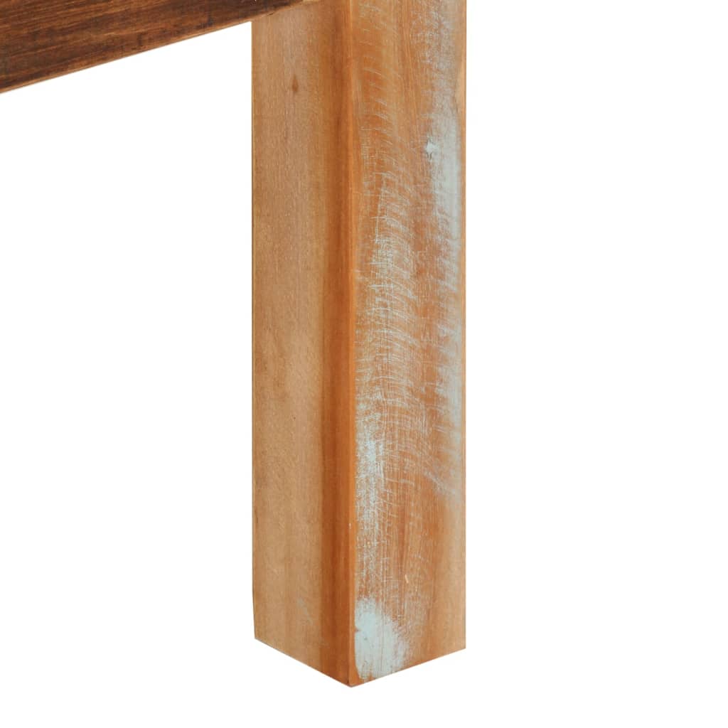 Table basse 55x55x35 cm Bois de récupération massif