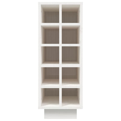 Armoire à vin Blanc 23x34x61 cm Bois de pin massif