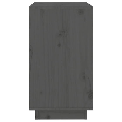 Armoire à vin Gris 55,5x34x61 cm Bois de pin massif