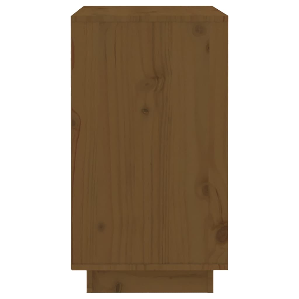 Armoire à vin Marron miel 55,5x34x61 cm Bois de pin massif