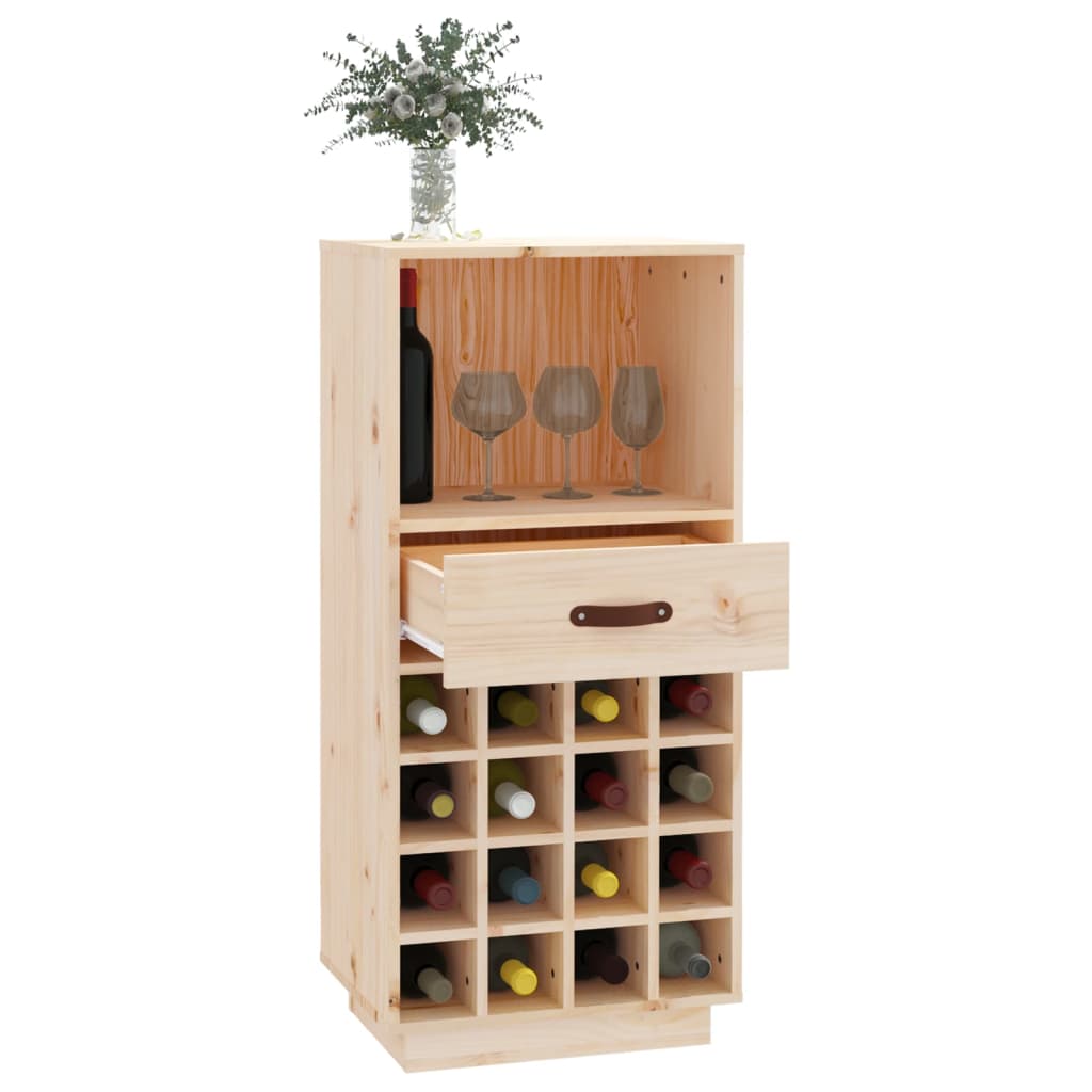 Armoire à vin 45x34x100 cm Bois de pin massif