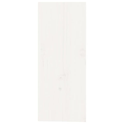 Armoire à vin Blanc 62x25x62 cm Bois de pin massif