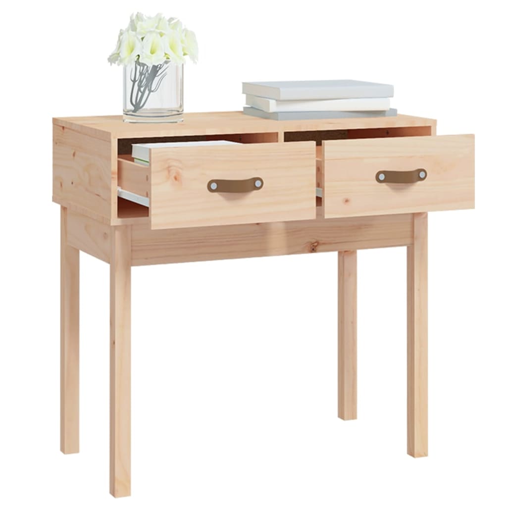 Table console 76,5x40x75 cm Bois massif de pin