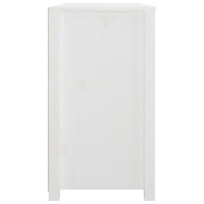 Armoire latérale Blanc 100x40x72 cm Bois de pin massif