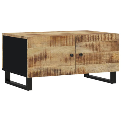 Table basse 80x50x40 cm Bois de manguier solide et d'ingénierie