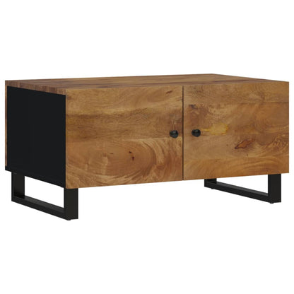 Table basse 80x50x40 cm Bois de manguier solide et d'ingénierie