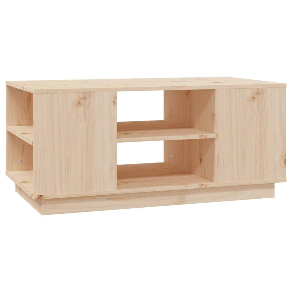 Table basse 90x49x40,5 cm Bois massif de pin