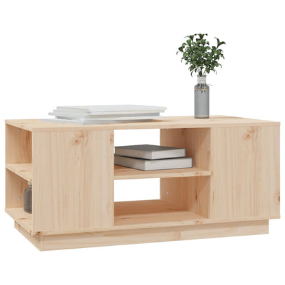 Table basse 90x49x40,5 cm Bois massif de pin