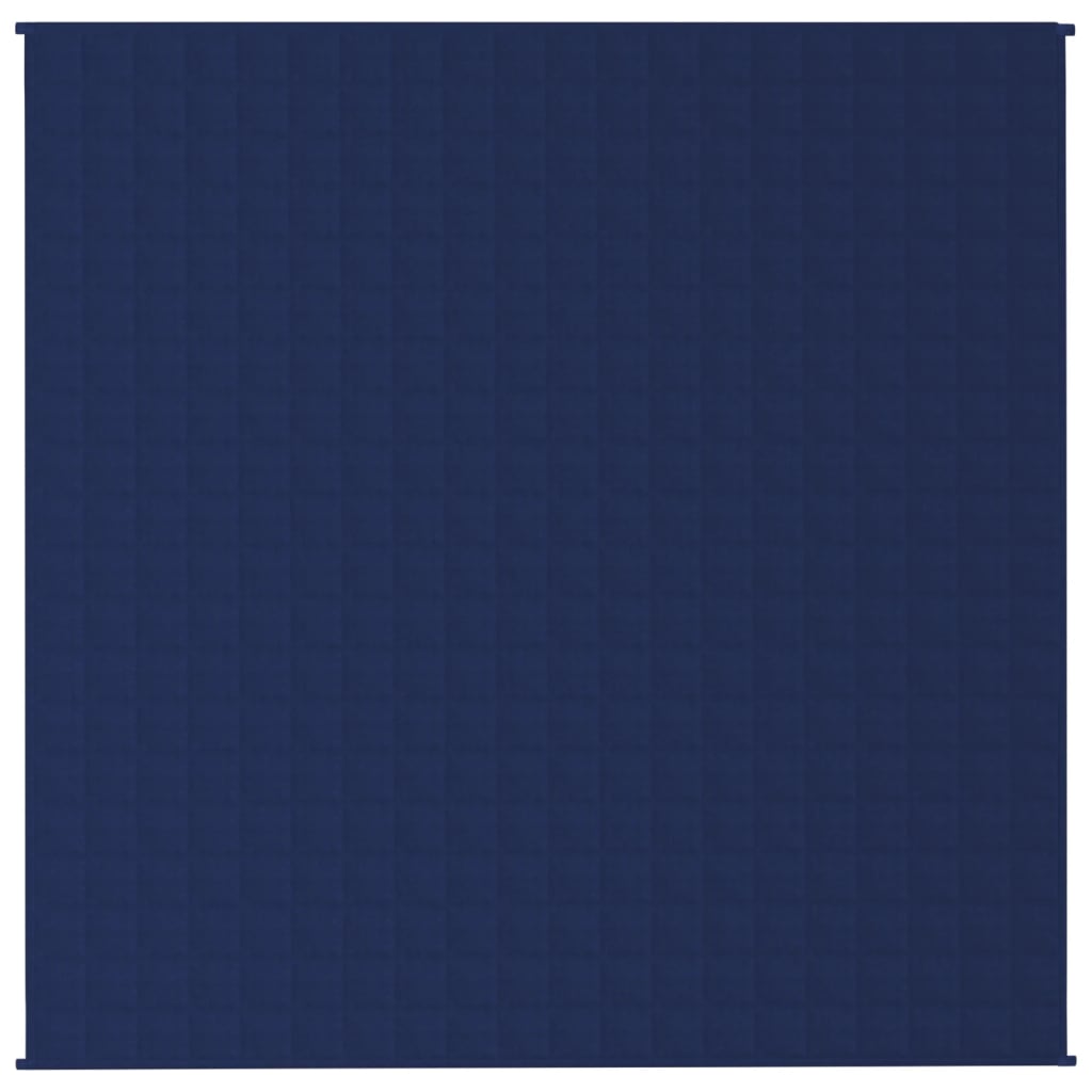 Couverture lestée Bleu 200x200 cm 13 kg Tissu