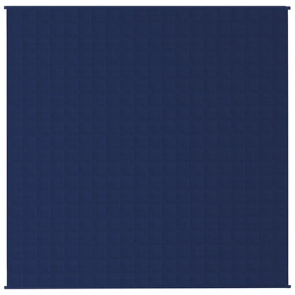 Couverture lestée Bleu 200x200 cm 13 kg Tissu