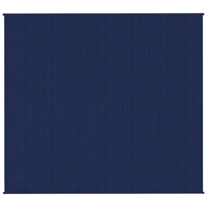 Couverture lestée Bleu 200x225 cm 13 kg Tissu