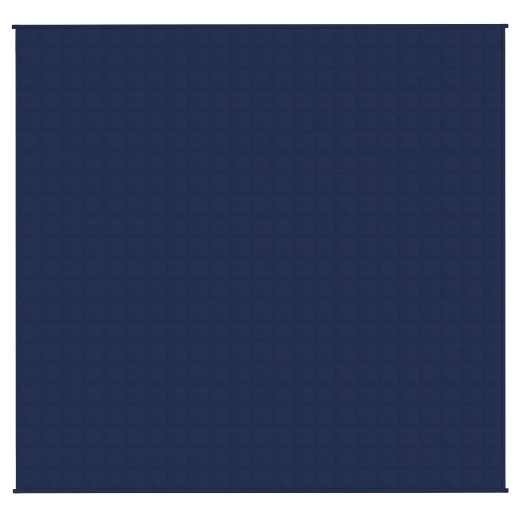 Couverture lestée Bleu 220x235 cm 11 kg Tissu