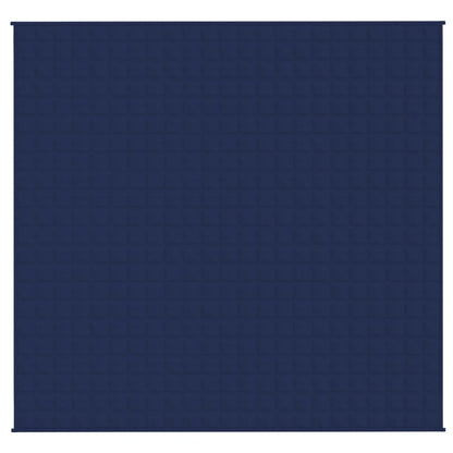 Couverture lestée Bleu 220x235 cm 11 kg Tissu