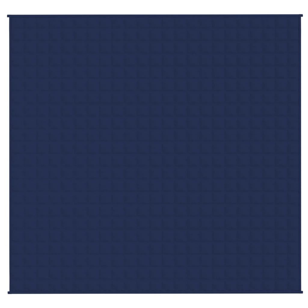 Couverture lestée Bleu 220x235 cm 15 kg Tissu