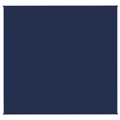 Couverture lestée Bleu 220x235 cm 15 kg Tissu