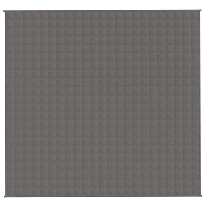 Couverture lestée Gris 220x235 cm 11 kg Tissu