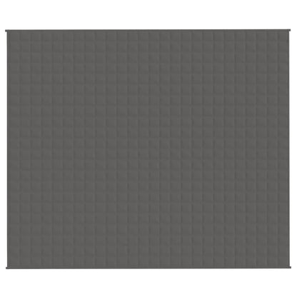 Couverture lestée Gris 220x260 cm 15 kg Tissu