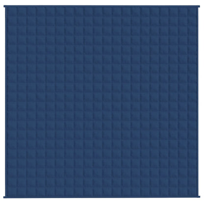 Couverture lestée Bleu 200x200 cm 13 kg Tissu