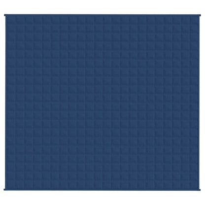 Couverture lestée Bleu 200x225 cm 9 kg Tissu